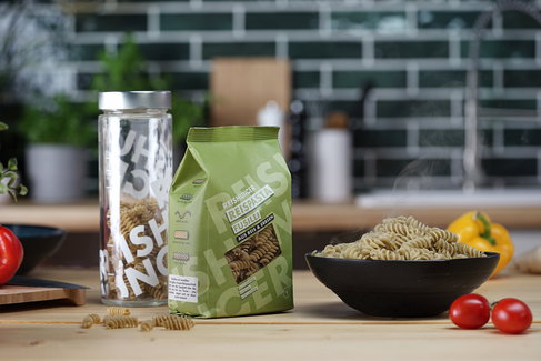Reishunger Reispasta Fusilli aus Erbsen und Vollkorn Reis